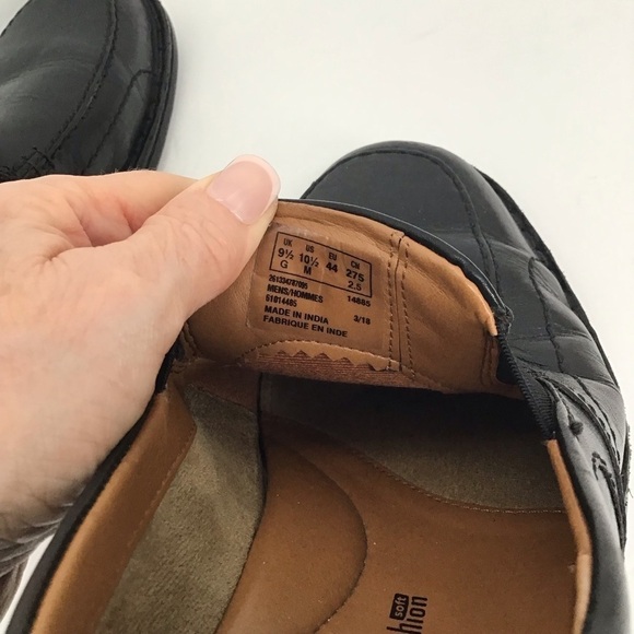 Clark’s Northam Men’s Leather Slip-On Loafer Shoe Black Casual Size 9M main image 2
